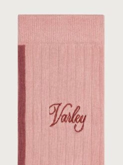 Alternative view of Varley Ivan Light Rib Sock - Pale Mauve