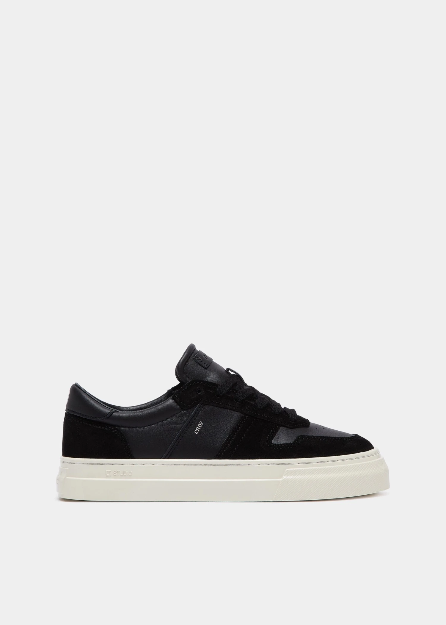 D.A.T.E. D.A.T.E Studio Calf Leather Sneaker - Black 3 D.A.T.E. D.A.T.E Studio Calf Leather Sneaker - Black