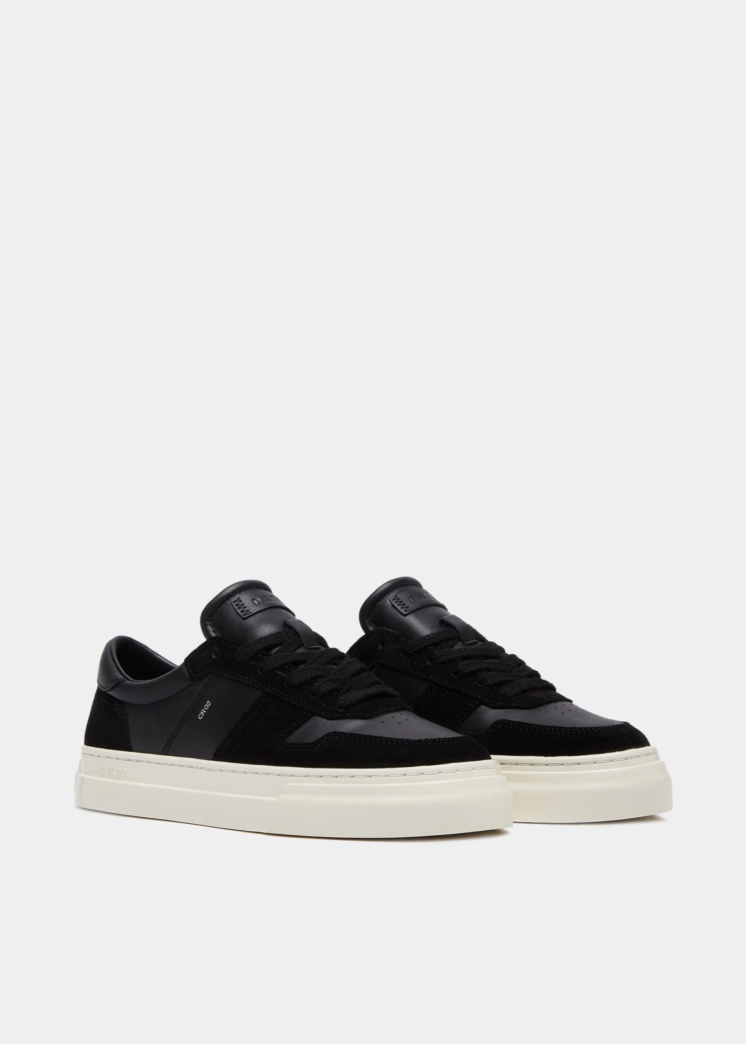D.A.T.E. D.A.T.E Studio Calf Leather Sneaker - Black 4 D.A.T.E. D.A.T.E Studio Calf Leather Sneaker - Black - Image 2