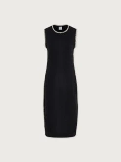 Alternative view of Varley Dwight Tank Knit Dress - Black/White