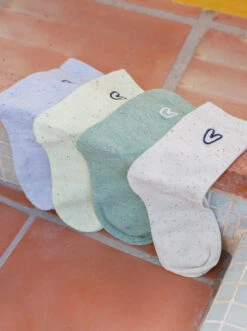 Black Colour Soul Heart Socks