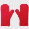 Black Colour Ginger Mittens - Red -Lulu&M 9774RE 1152x1536 jpg
