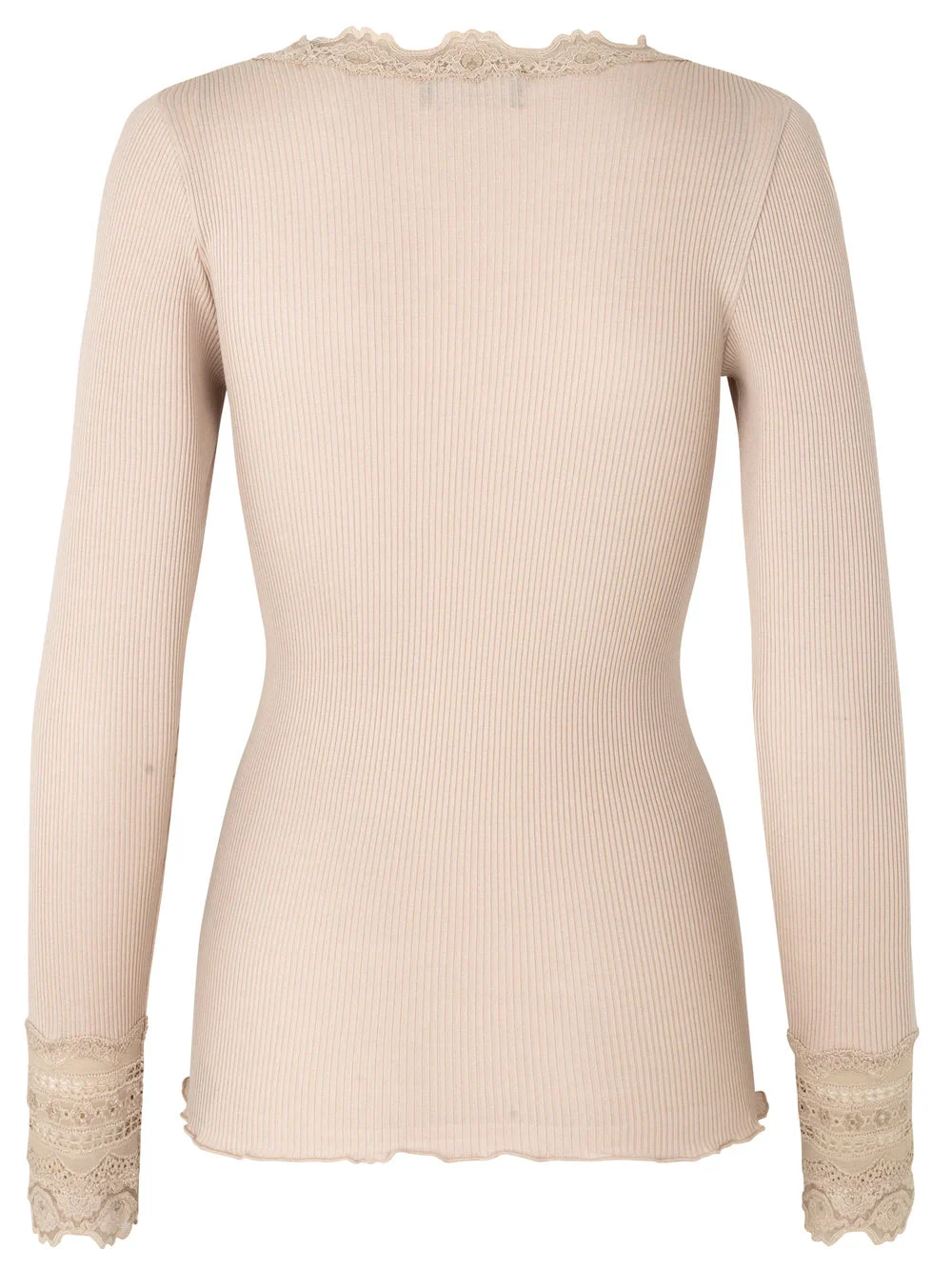 Rosemunde Benita O-neck Lace T-Shirt - Cacao 4 Rosemunde Benita O-neck Lace T-Shirt - Cacao - Image 2