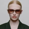 A.Kjaerbede Anma Sunglasses - Coquina/Grey Transparent -Lulu&M A KJAERBEDE ANMA KL2408 COQUINA FRONT WOMAN 960x1200 crop center jpg