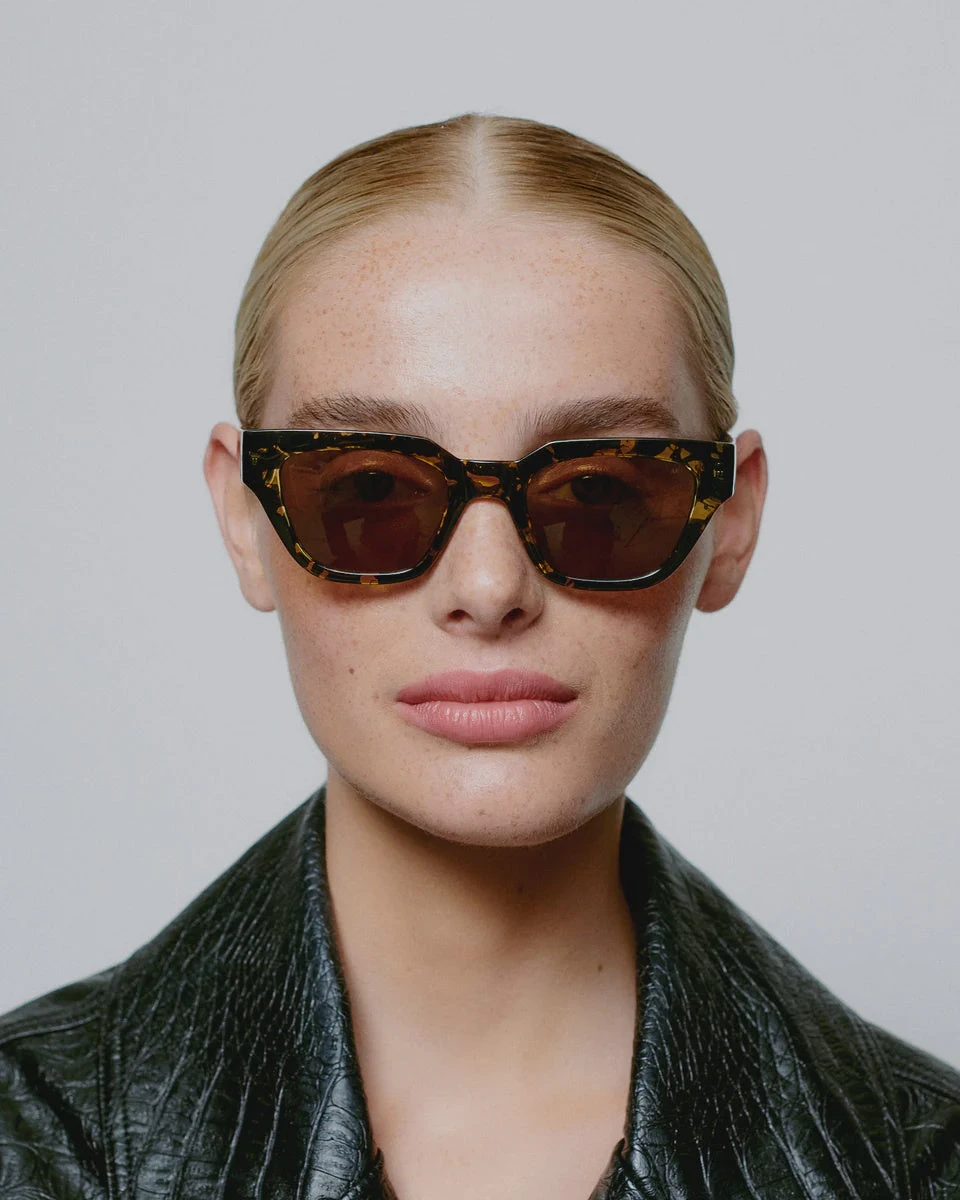 A.Kjaerbede Kaws Sunglasses - Black/YellowTortoise 3 A.Kjaerbede Kaws Sunglasses - Black/YellowTortoise