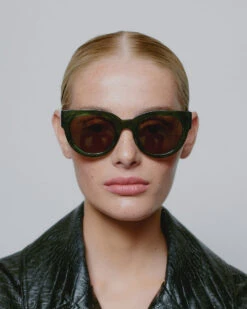 A.Kjaerbede Lilly Sunglasses - Green Marble