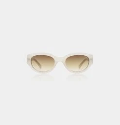 A.Kjaerbede Winnie Sunglasses - Cream Bone