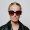 A.Kjaerbede Billy Sunglasses - Black/Brown Transparent 1 A.Kjaerbede Billy Sunglasses - Black/Brown Transparent -Lulu&M A.KJAERBEDE BILLY KL2106 BLACK BROWN TRANSPARENT FRONT WOMAN 2