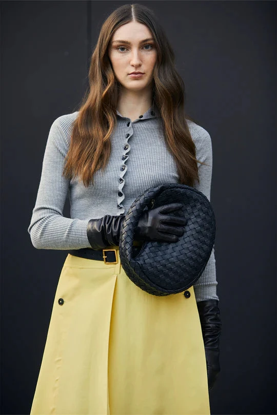 Aleo Laluna Mini Shoulder Bag - Black 4 Aleo Laluna Mini Shoulder Bag - Black - Image 2