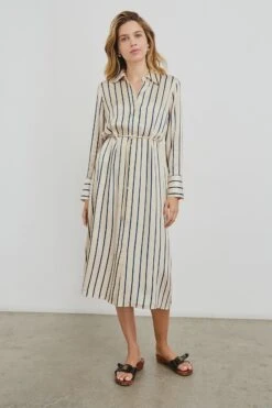 Rails Anina Dress - Ceramic Navy Stripe