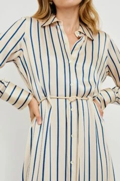 Alternative view of Rails Anina Dress - Ceramic Navy Stripe