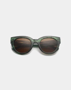 Alternative view of A.Kjaerbede Lilly Sunglasses - Green Marble