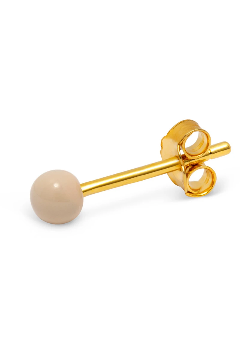 LULU Copenhagen Colour Ball Stud - Buttercream 3 LULU Copenhagen Colour Ball Stud - Buttercream