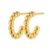 LULU Copenhagen Colour Ball Hoops - Gold 1 LULU Copenhagen Colour Ball Hoops - Gold -Lulu&M Addaheading 86