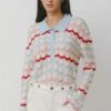 Seventy + Mochi Edie Henley Top - Baby Blue Stripe 2 Seventy + Mochi Edie Henley Top - Baby Blue Stripe -Lulu&M Ali Tab Short 1462 jpg