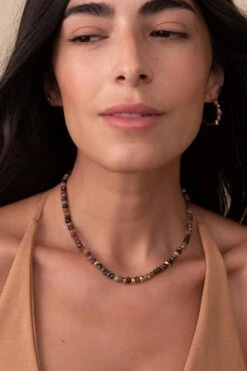Alternative view of Anna Beck Tourmaline Beaded Necklace
