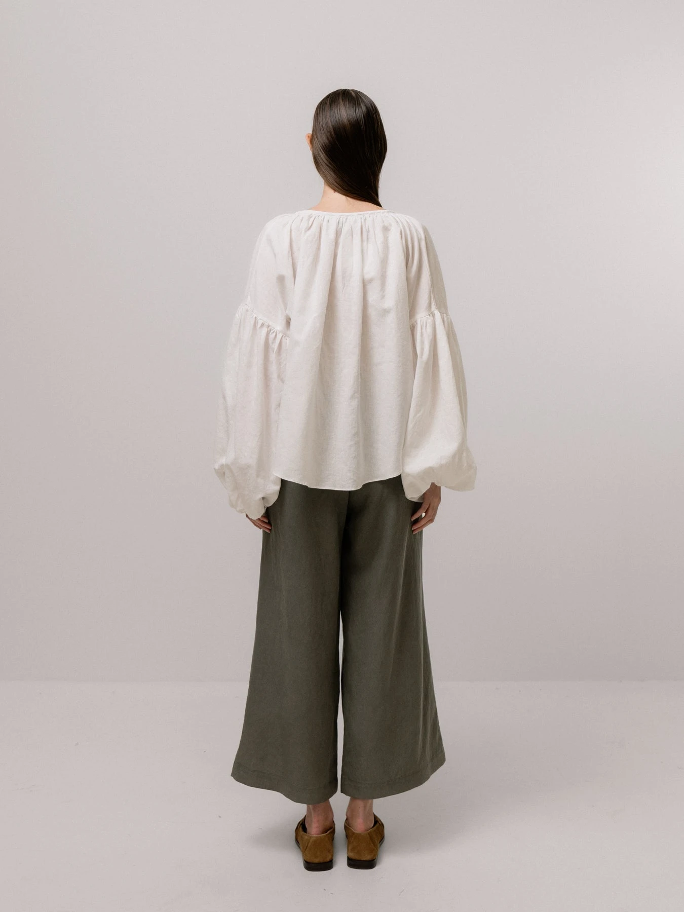 Emin + Paul Volume Sleeve Lace Blouse - White 9 Emin + Paul Volume Sleeve Lace Blouse - White - Image 7