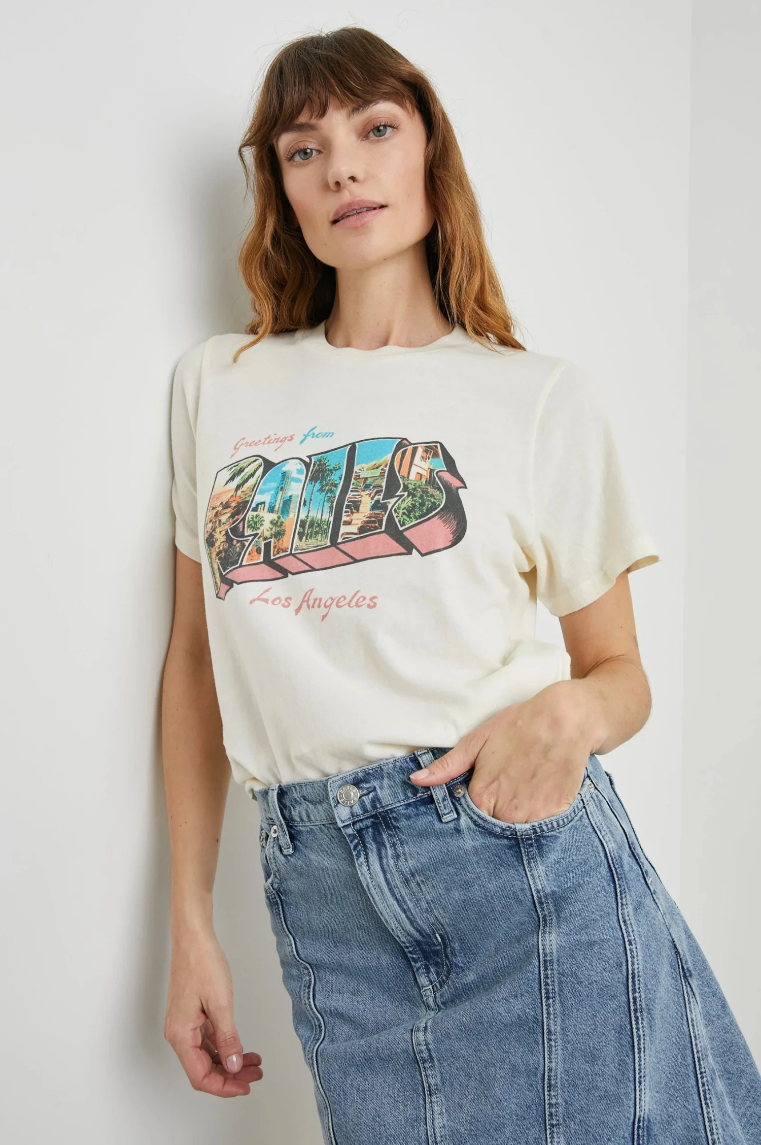 Rails Boyfriend Tee - Rails LA Postcard 3 Rails Boyfriend Tee - Rails LA Postcard