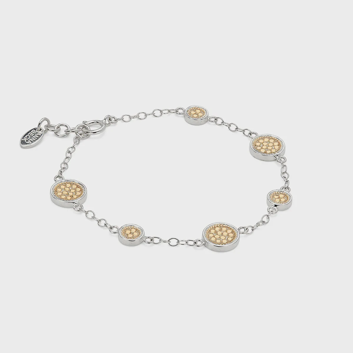 Anna Beck Classic Station Bracelet - Gold & Silver 4 Anna Beck Classic Station Bracelet - Gold & Silver - Image 2