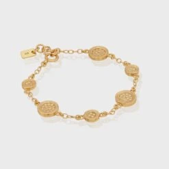 Alternative view of Anna Beck Classic Station Bracelet - Gold