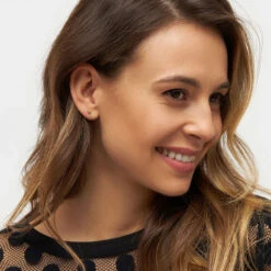 LULU Copenhagen Ball Earring - Gold 7 LULU Copenhagen Ball Earring - Gold -Lulu&M Ball 1 pcs Ear stud 1 pcs LULUE213 Gold plated 2 jpg