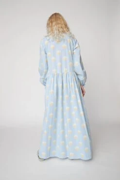 Alternative view of Stella Nova Big Dot Maxi Dress - Light Blue