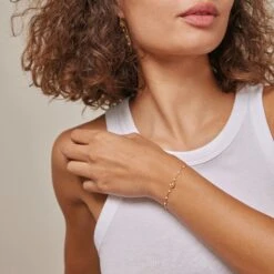 Alternative view of Enamel Copenhagen Lola Refined Bracelet -  Light Pink
