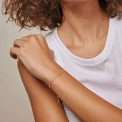 Enamel Copenhagen Lola Refined Bracelet -  Light Pink -Lulu&M Bracelet Lola Refined Bracelets B116GM Light pink 2 jpg