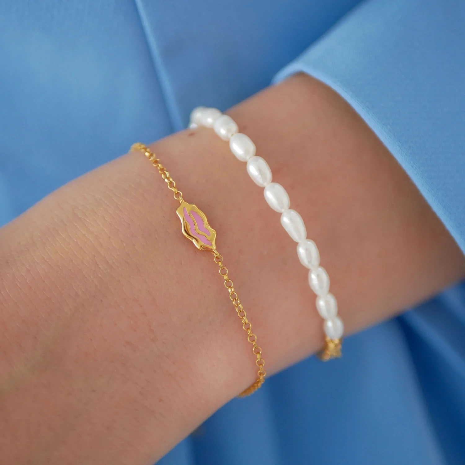 Enamel Copenhagen Melanie Bracelet - Gold 4 Enamel Copenhagen Melanie Bracelet - Gold - Image 2