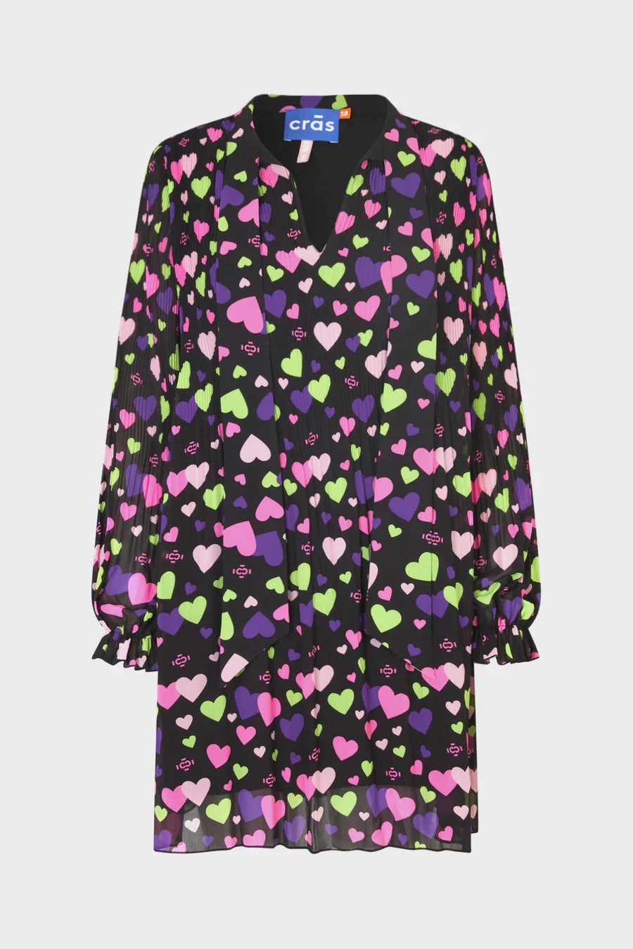 Cras Breencras Dress - Multi Logo Hearts 3 Cras Breencras Dress - Multi Logo Hearts