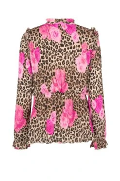 Cras Brittacras Blouse - Rose Leo -Lulu&M Britta Blouse Blouse C2096 Rose Leo 2 1200x1800 jpg