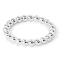 LULU Copenhagen Colour Ball Ring - Silver Plated 7 LULU Copenhagen Colour Ball Ring - Silver Plated -Lulu&M COLOR BALL RING SILVER PLATED Rings LULU1333 Silver 1 1000x jpg