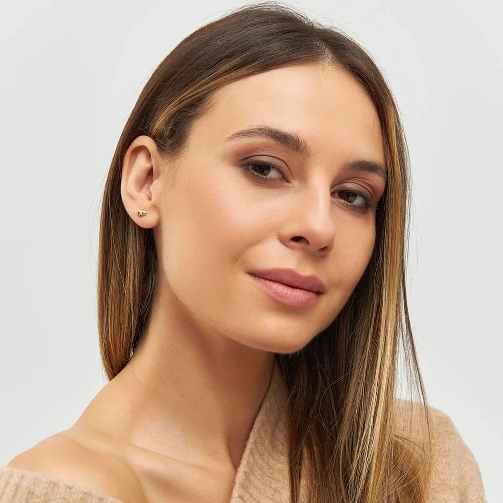 Lulu Copenhagen Date Earring - Gold Plated 4 Lulu Copenhagen Date Earring - Gold Plated - Image 2