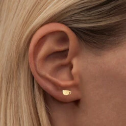 Lulu Copenhagen Date Earring - Gold Plated 17 Lulu Copenhagen Date Earring - Gold Plated -Lulu&M DATE 1 PCS Ear stud 1 pcs LULU1055 Gold plated 3 1000x jpg