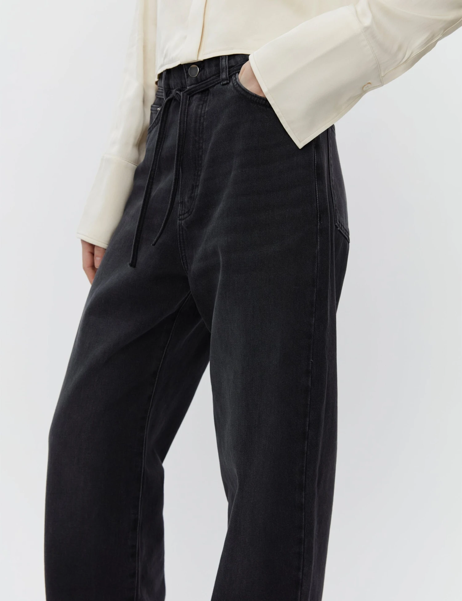Day Birger Elijah Relaxed Jean - Black Soft Denim 13 Day Birger Elijah Relaxed Jean - Black Soft Denim - Image 11