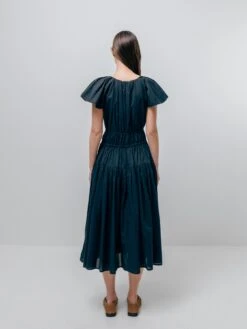 Alternative view of Emin + Paul Wide Shoulder Dress - Navy