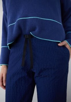 Dr Bloom Royce Vichy Pants - Blue -Lulu&M DRBLOOM20240310 jpg