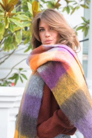 Libby Loves Lennie Scarf - Purple 6 Libby Loves Lennie Scarf - Purple - Image 4
