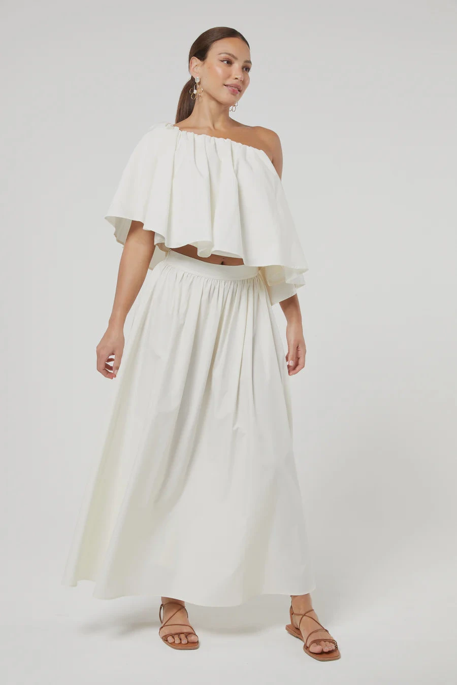 Jovonna Cipriana Skirt - White 3 Jovonna Cipriana Skirt - White