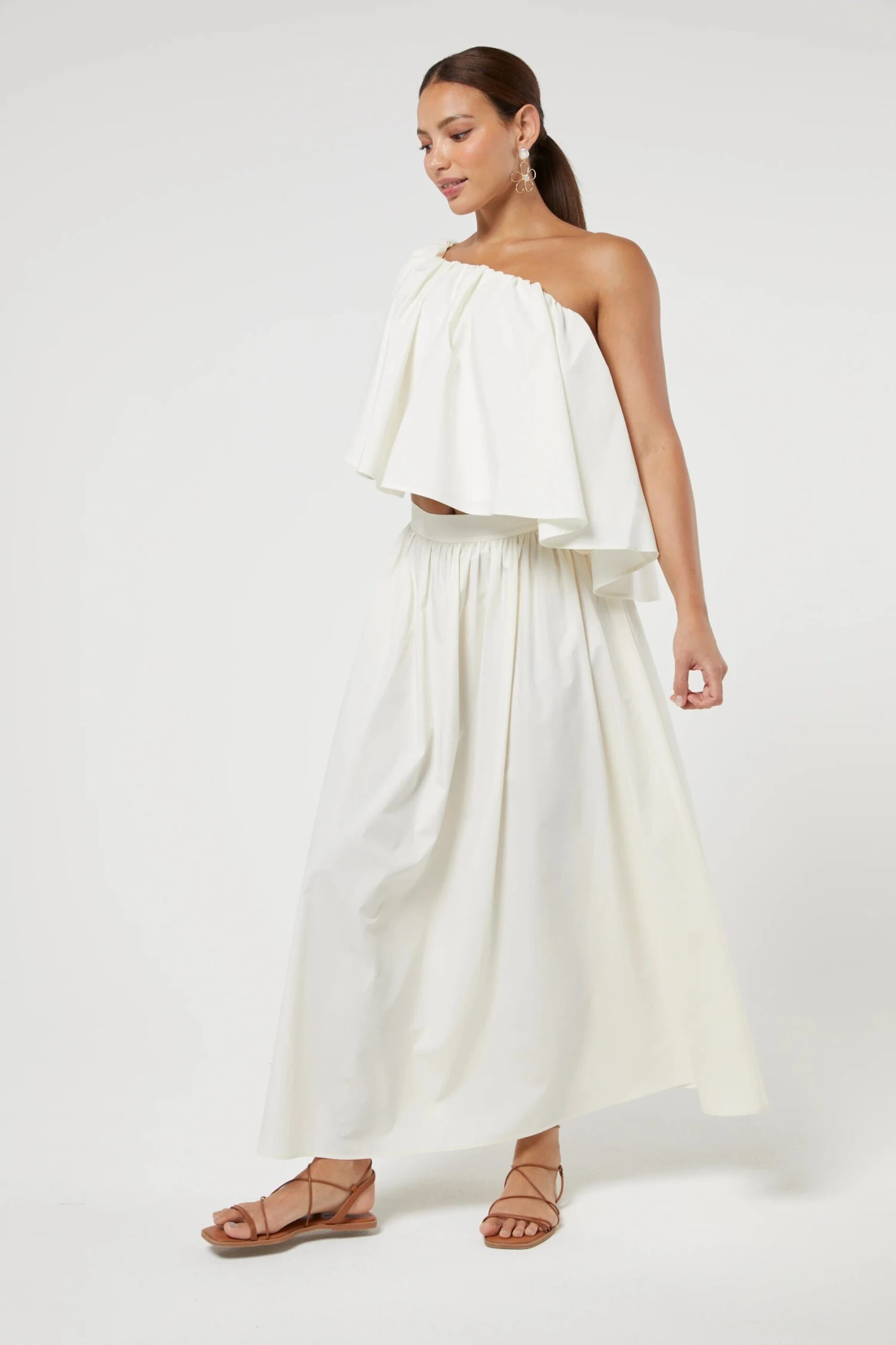 Jovonna Cipriana Skirt - White 4 Jovonna Cipriana Skirt - White - Image 2