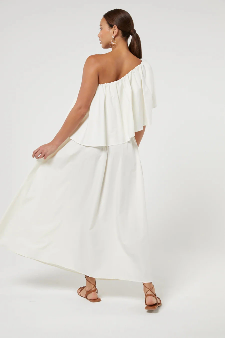 Jovonna Cipriana Skirt - White 5 Jovonna Cipriana Skirt - White - Image 3