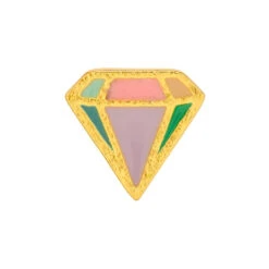 LULU Copenhagen Diamond Cut Small Earring - Gold Multi 9 LULU Copenhagen Diamond Cut Small Earring - Gold Multi -Lulu&M Diamond Cut Small earring 1 pcs Ear stud 1 pcs LULU1494 Multi 3 jpg