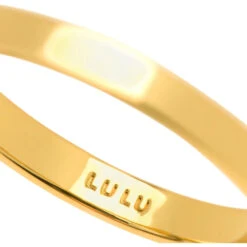 LULU Copenhagen Diamond Small Ring - Gold /Light Green 10 LULU Copenhagen Diamond Small Ring - Gold /Light Green -Lulu&M Diamond Ring Small gold plated Rings LULU1603 Light Green 4 jpg