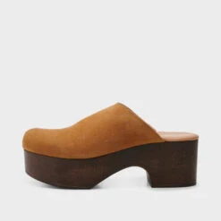 Alternative view of Shoe The Bear Dixie Clog Suede - Tan