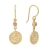Anna Beck Artista Double Drop Earrings - Pink Opal/Gold -Lulu&M ER10668 GPKOP