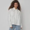 Stella Nova Elements Embroidered Cotton Shirt - White 1 Stella Nova Elements Embroidered Cotton Shirt - White -Lulu&M Elements Embroidered Cotton Shirt Shirt AN51 2053 001 White 2 jpg