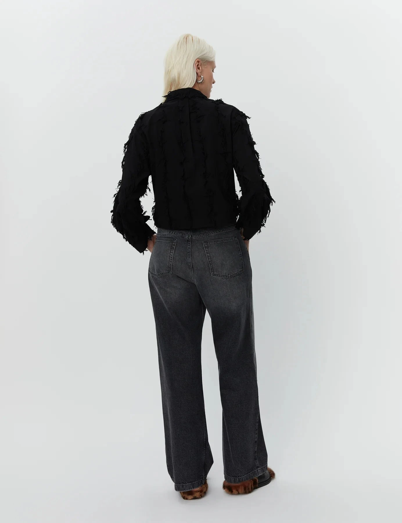 Day Birger Elijah Relaxed Jean - Black Soft Denim 9 Day Birger Elijah Relaxed Jean - Black Soft Denim - Image 7