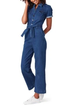 Alternative view of Paige Anessa Puff SS Jumpsuit - Jelina