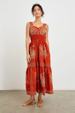 Rails Fawn Dress Terracotta