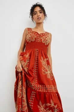 Alternative view of Rails Fawn Dress Terracotta